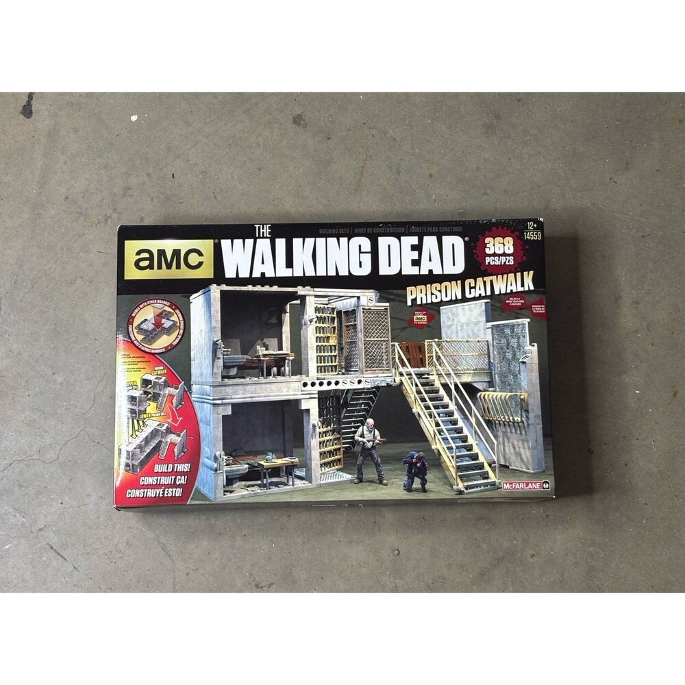 McFarlane Toys AMC Walking Dead Prison Catwalk Building Set